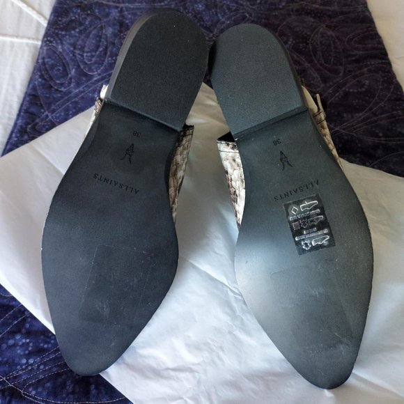 NWOB All Saints Naomi bootie, brown/black/white snake, 38 - Picture 4 of 6